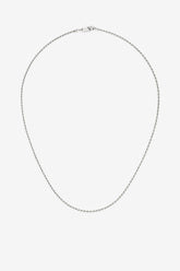 Delicate 1.8mm Sterling Silver Rope Chain
